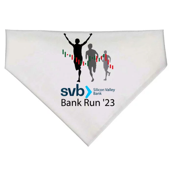 Svb Silicon Valley Bank Run ′23 USA-Made Doggie Bandana