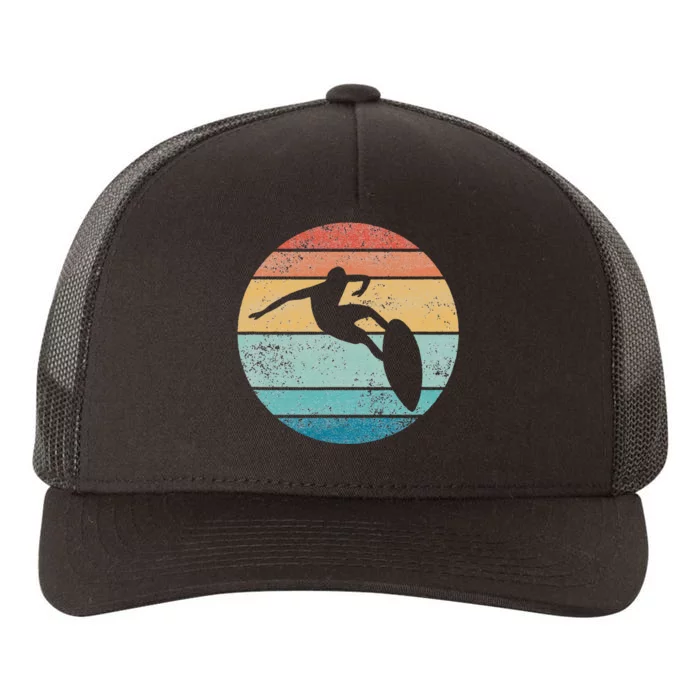 Surfing Surfboard Vintage Retro Surfboarder Surfer Beach Yupoong Adult 5-Panel Trucker Hat