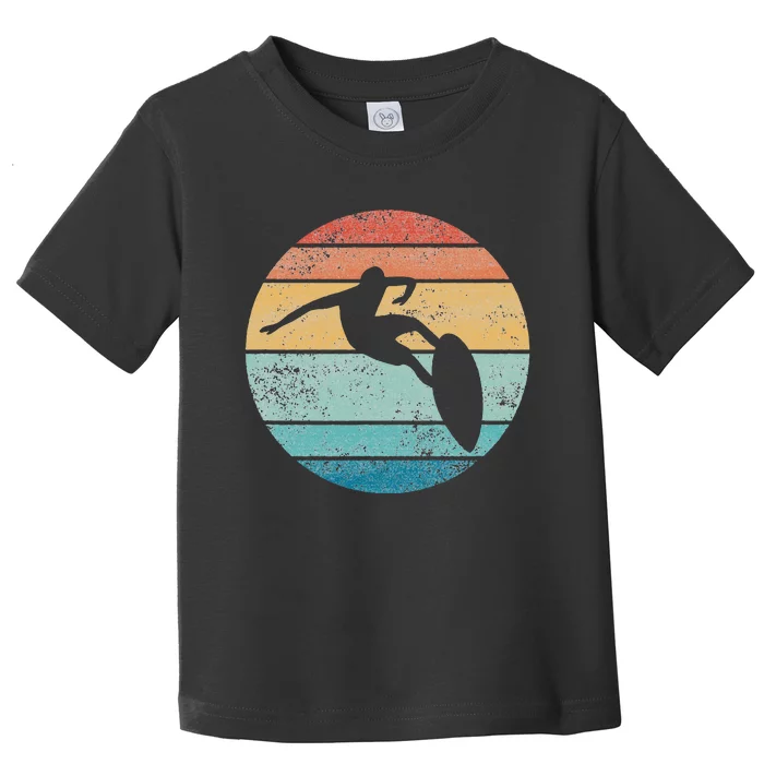 Surfing Surfboard Vintage Retro Surfboarder Surfer Beach Toddler T-Shirt