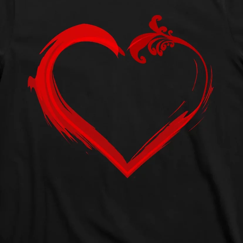 Simple Styled Valentines Heart T-Shirt