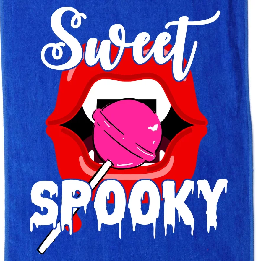 Sweet Spooky Vampire Lips Halloween Platinum Collection Golf Towel