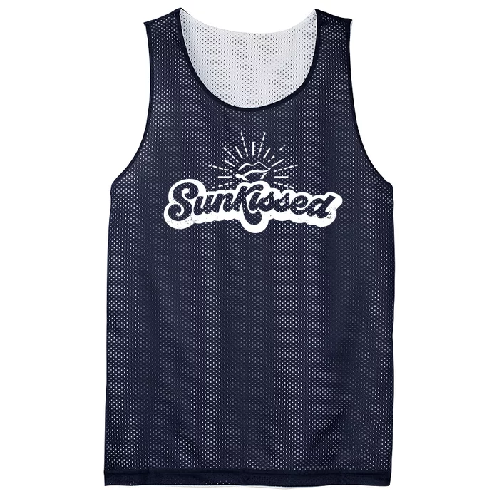 Sunkissed Summer Vacation Vintage Mesh Reversible Basketball Jersey Tank