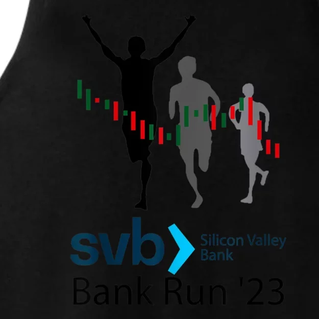 Svb Silicon Valley Bank Run ′23 Ladies Tri-Blend Wicking Tank