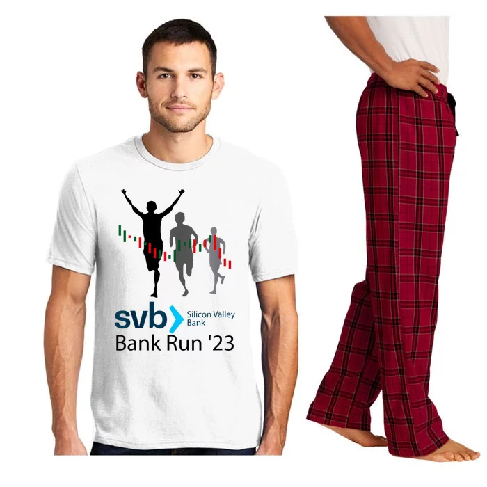 Svb Silicon Valley Bank Run ′23 Pajama Set