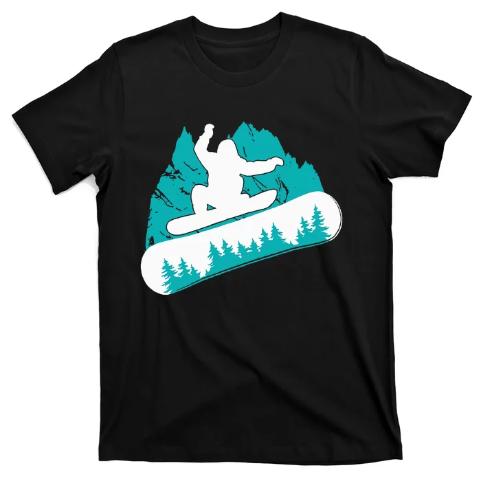 Snowboarding Snowboarder Vintage Winter Sports Holiday T-Shirt