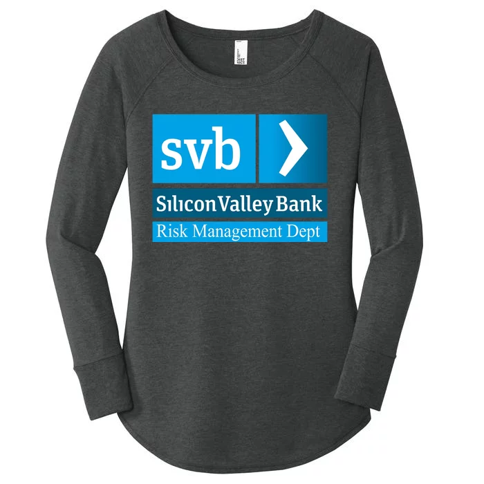 Svb Silicon Valley Bank Risk Management Dept Women's Perfect Tri Tunic Long Sleeve Shirt