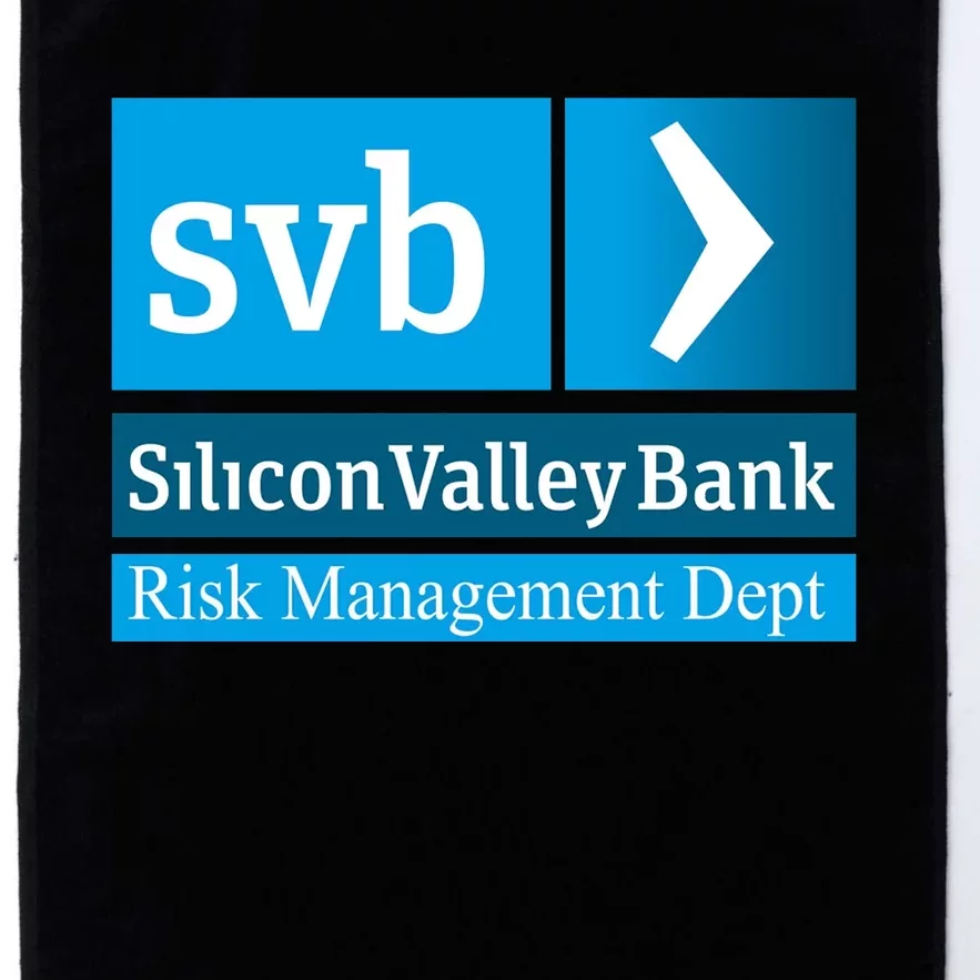 Svb Silicon Valley Bank Risk Management Dept Platinum Collection Golf Towel