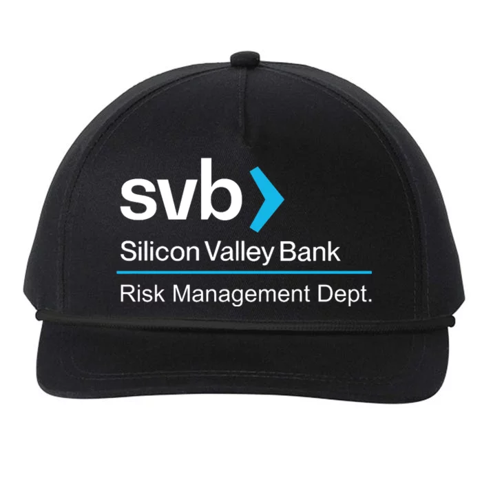 Svb Silicon Valley Bank Snapback Five-Panel Rope Hat