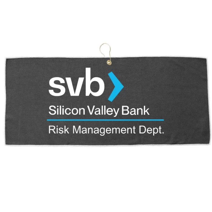 Svb Silicon Valley Bank Large Microfiber Waffle Golf Towel