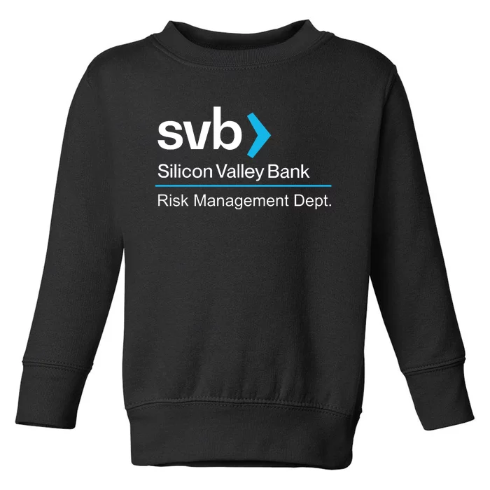 Svb Silicon Valley Bank Toddler Sweatshirt