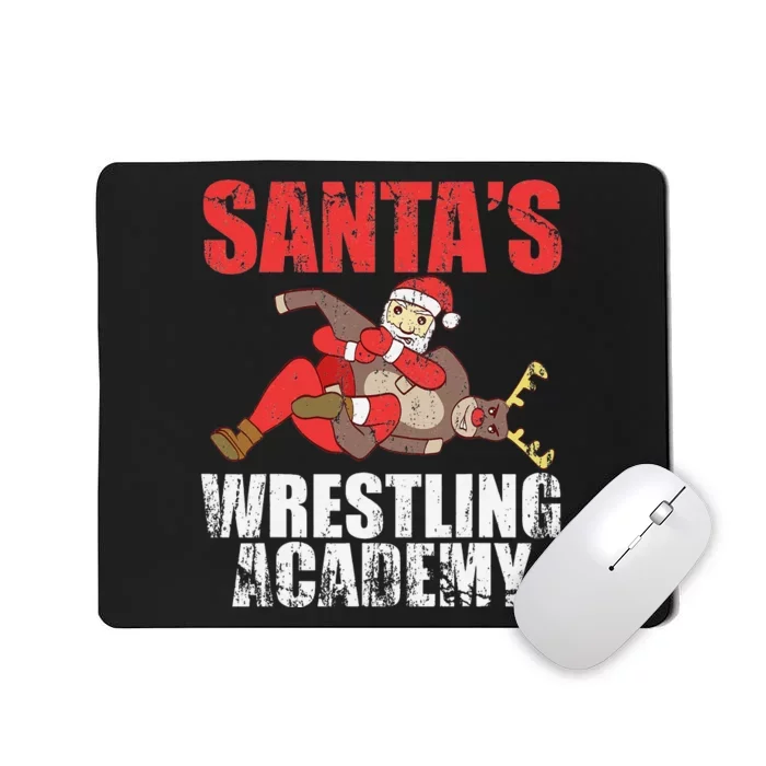 Santa Sport Wrestling Ring Fight Choke Tap Design Mousepad