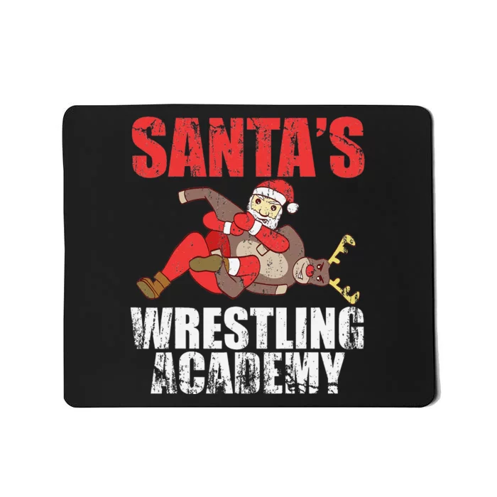 Santa Sport Wrestling Ring Fight Choke Tap Design Mousepad