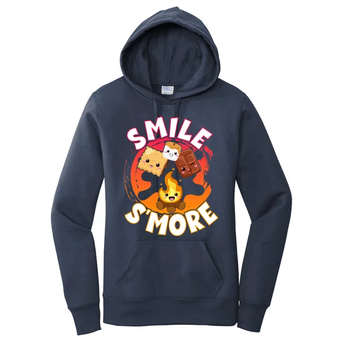 Smile S'more Weekend Clamping Great Gift Women's Pullover Hoodie