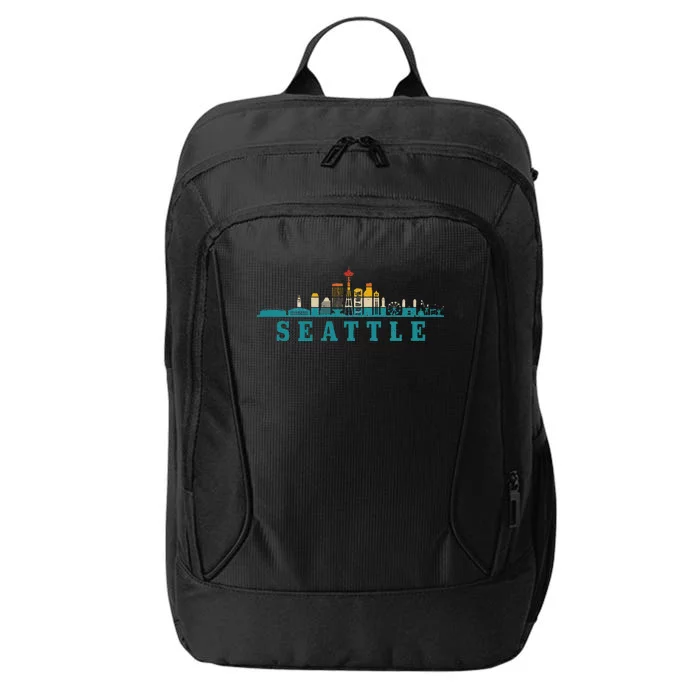 Seattle Skyline Washington Vintage Pride Retro City Backpack