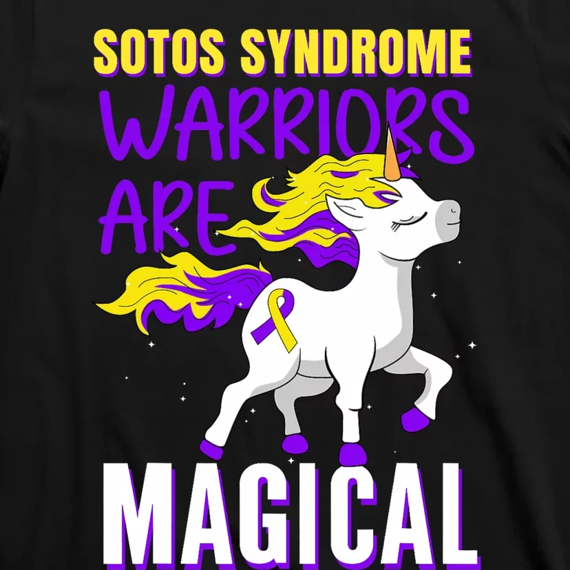 Sotos Syndrome Warriors Are Magical Cute Unicorn Awareness T-Shirt