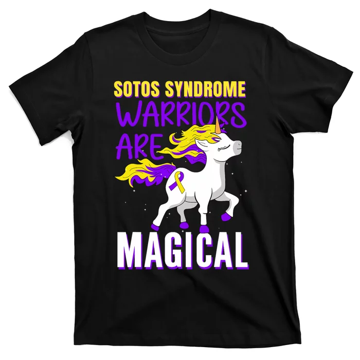 Sotos Syndrome Warriors Are Magical Cute Unicorn Awareness T-Shirt