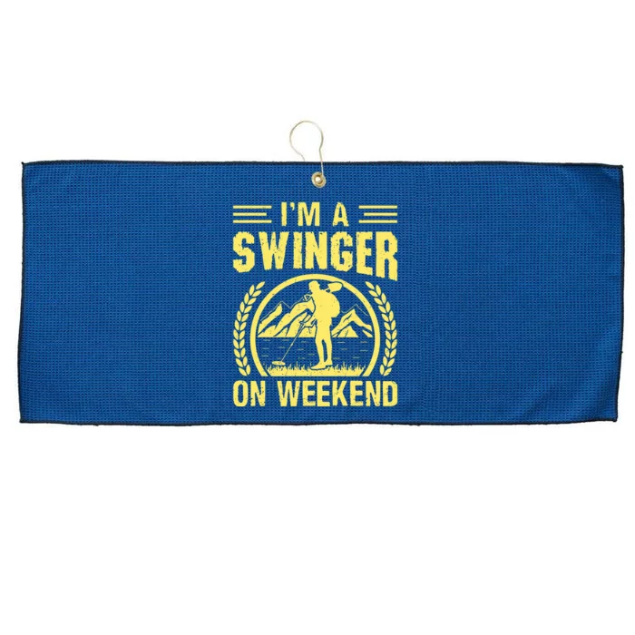 Swinger Large Microfiber Waffle Golf Towel