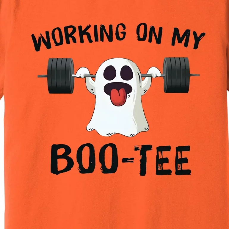 Spooky Season Working On My Boote Halloween Premium T-Shirt