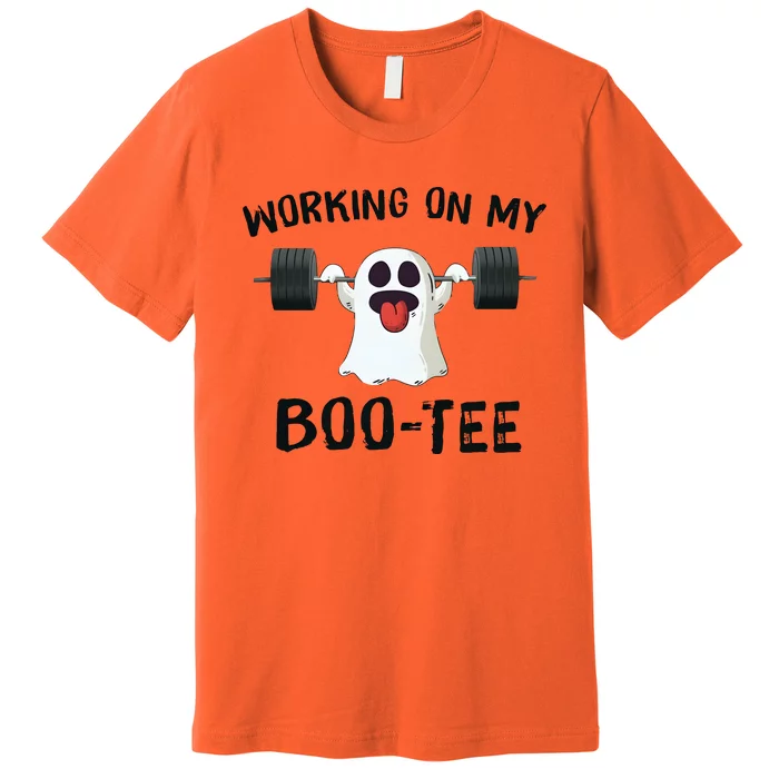 Spooky Season Working On My Boote Halloween Premium T-Shirt