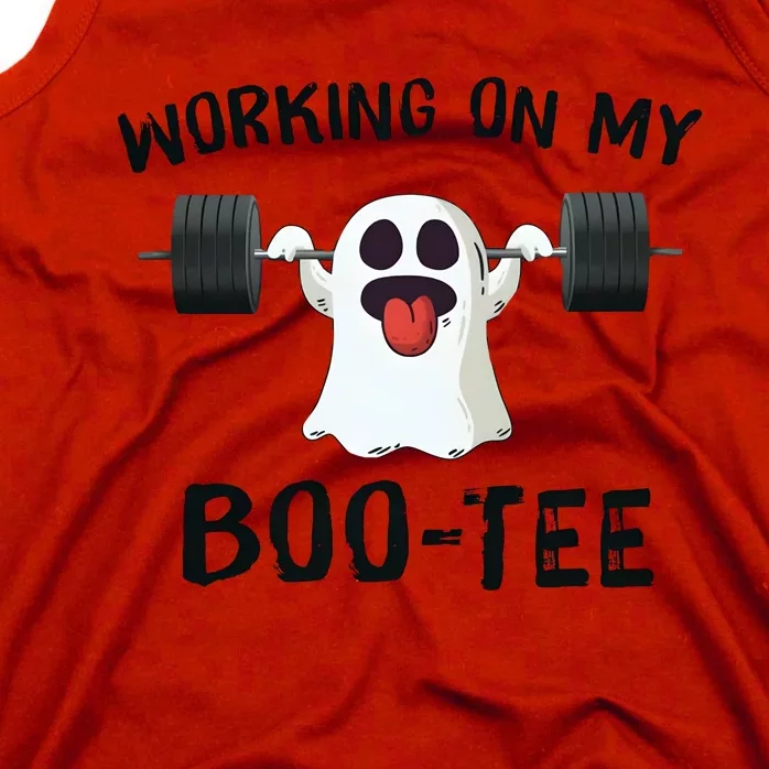 Spooky Season Working On My Boote Halloween Tank Top