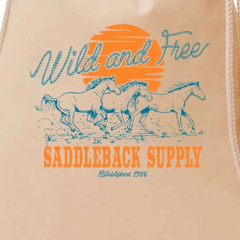 Saddleback Supply Wild And Free Drawstring Bag