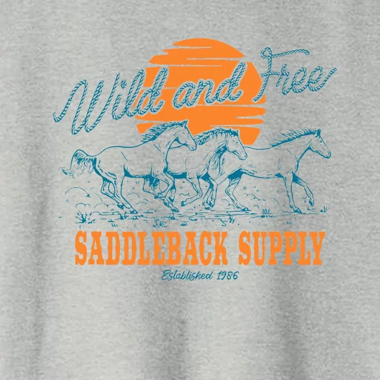 Saddleback Supply Wild And Free Women's Crop Top Tee