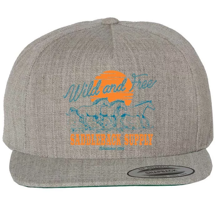 Saddleback Supply Wild And Free Wool Snapback Cap