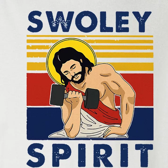 Swoley Spirit Weight Lifting Jesus Swoley Spirit Toddler Long Sleeve Shirt