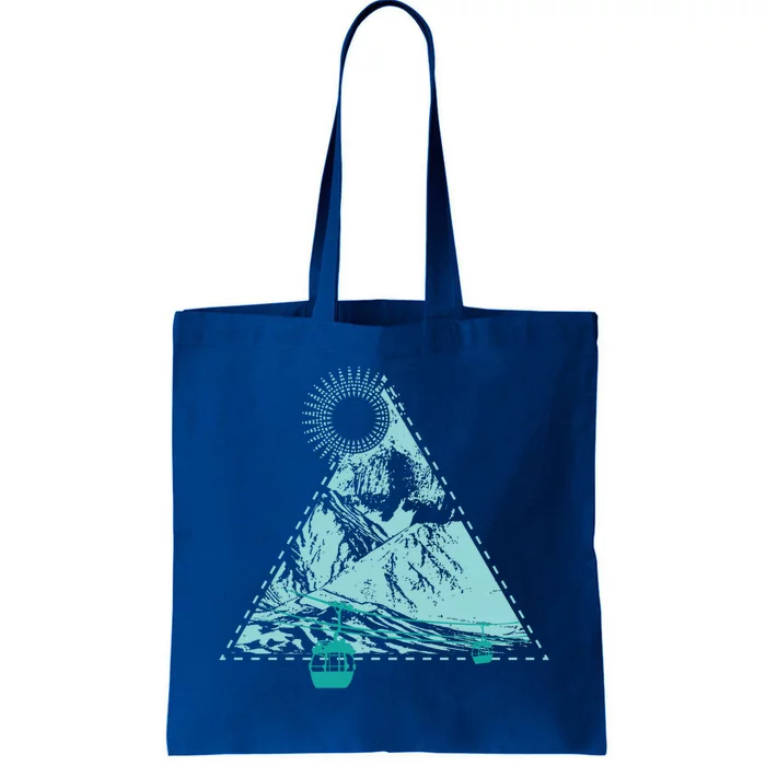 Skiing Snowboarding Winter Sport Fan Gift Tote Bag