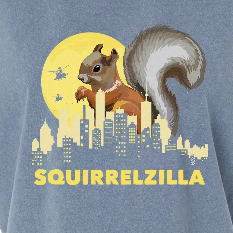 Squirrelzilla Squirrel Whisperer Squirrel Lover Animal Garment-Dyed Women's Muscle Tee