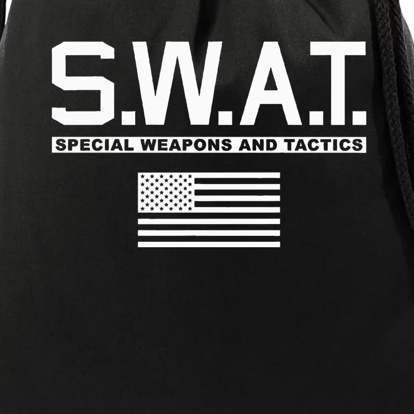 Swat Special Weapons And Tactics Police S.W.A.T Drawstring Bag