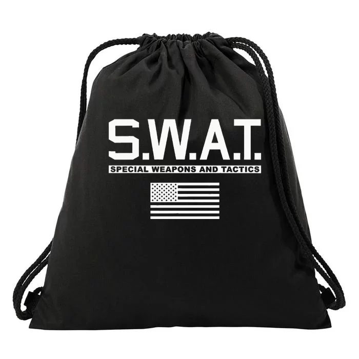 Swat Special Weapons And Tactics Police S.W.A.T Drawstring Bag