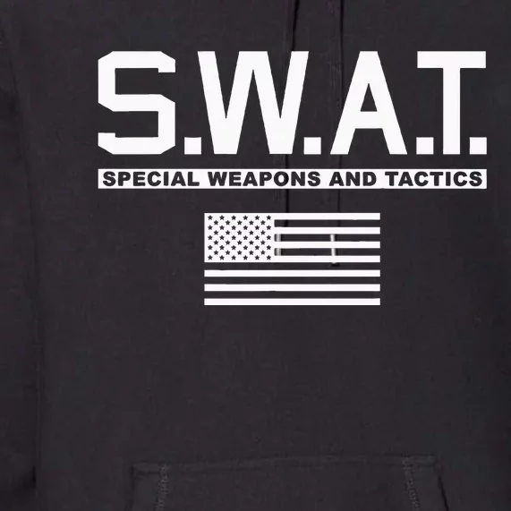 Swat Special Weapons And Tactics Police S.W.A.T Premium Hoodie