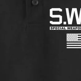 Swat Special Weapons And Tactics Police S.W.A.T Dry Zone Grid Performance Polo