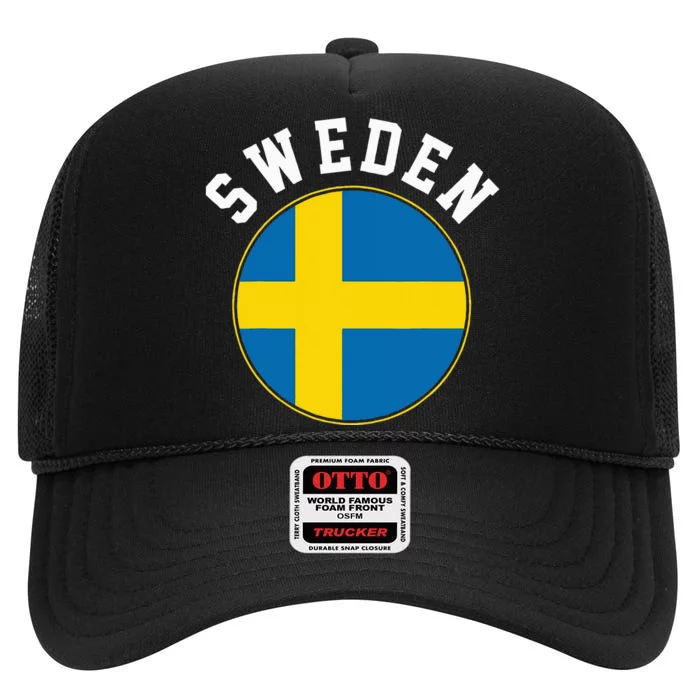 Sweden High Crown Mesh Trucker Hat