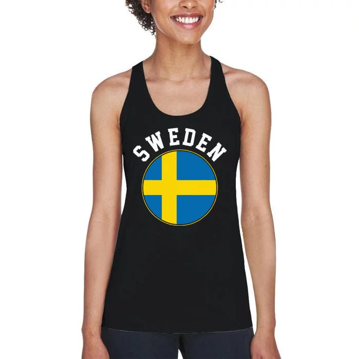 Sweden Women's Racerback Tank