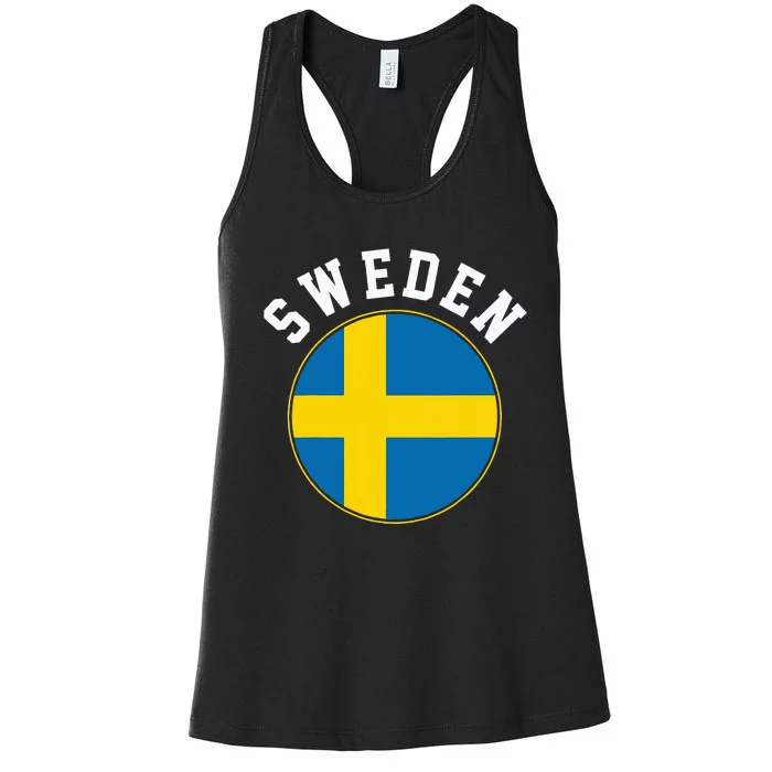 Sweden Women's Racerback Tank