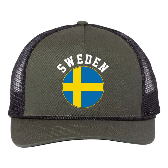 Sweden Retro Rope Trucker Hat Cap