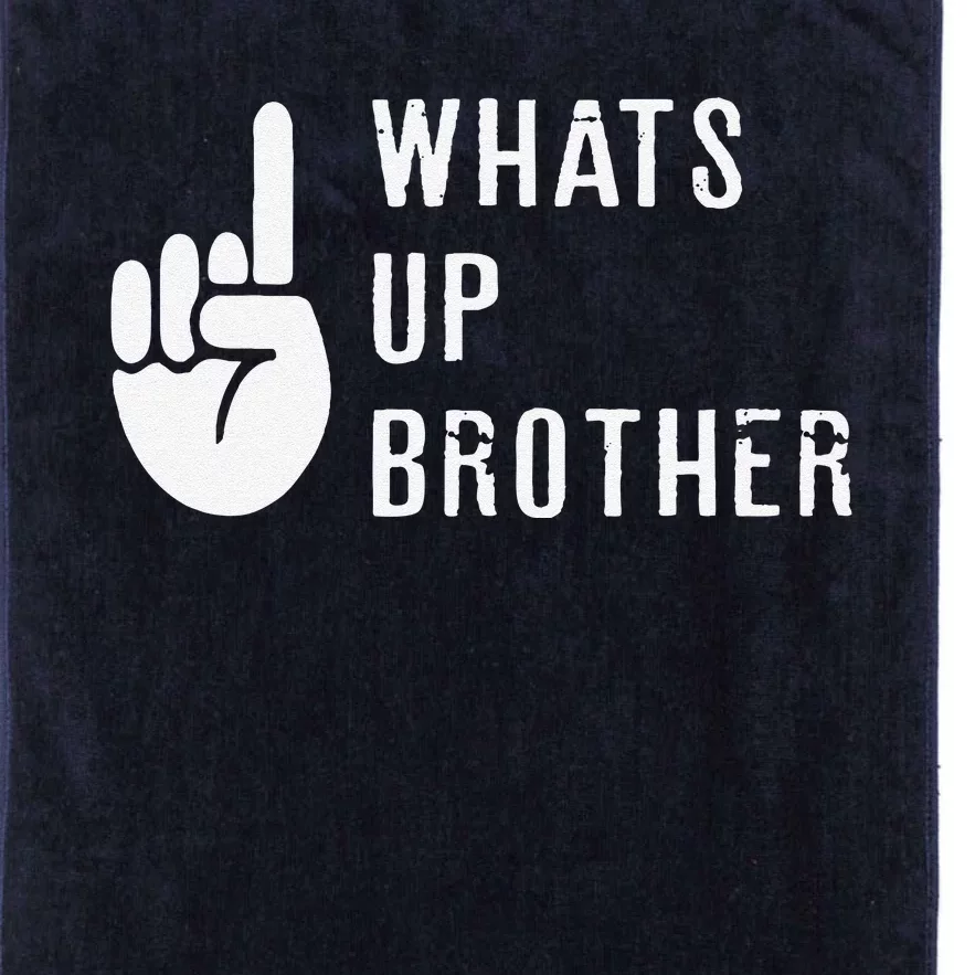 Sketch Streamer Whats Up Brother Platinum Collection Golf Towel