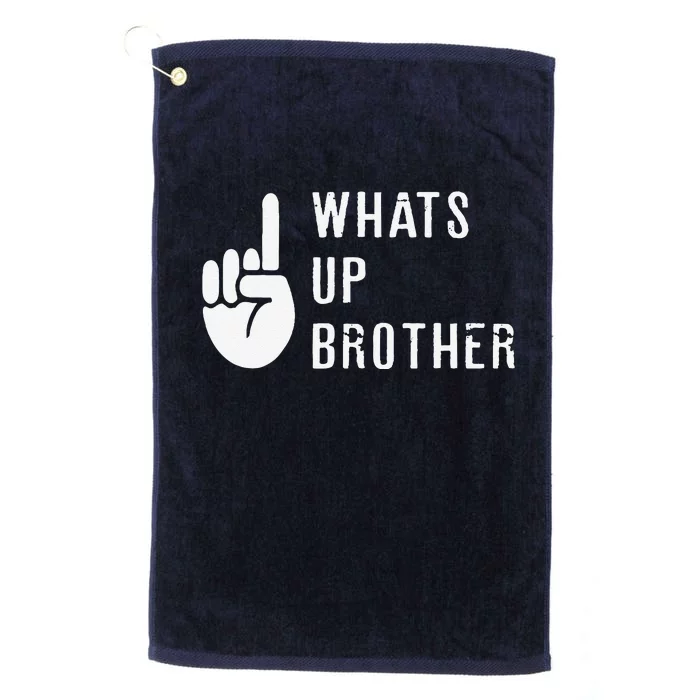 Sketch Streamer Whats Up Brother Platinum Collection Golf Towel