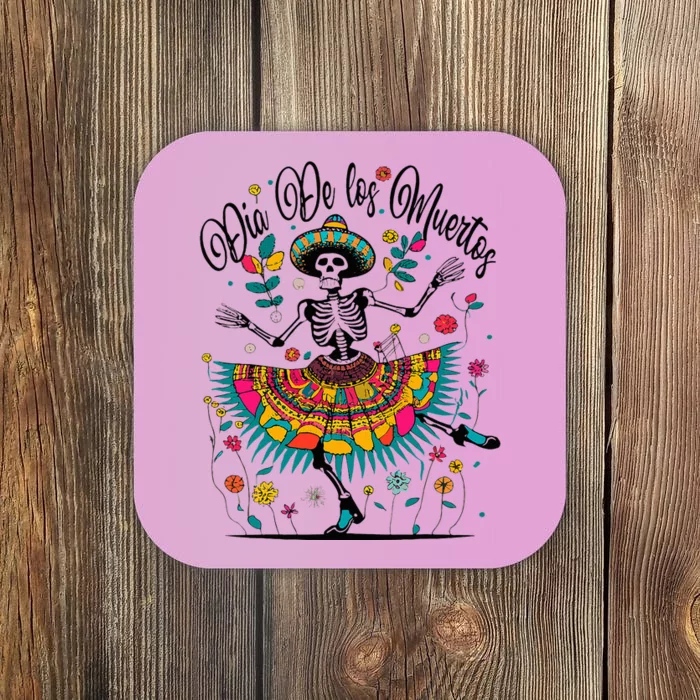 Sugar Skull Wo Day of the Dead Dia de los Muertos Coaster