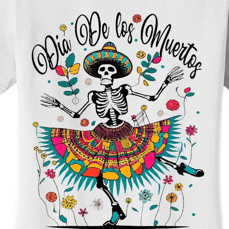 Sugar Skull Wo Day of the Dead Dia de los Muertos Women's T-Shirt