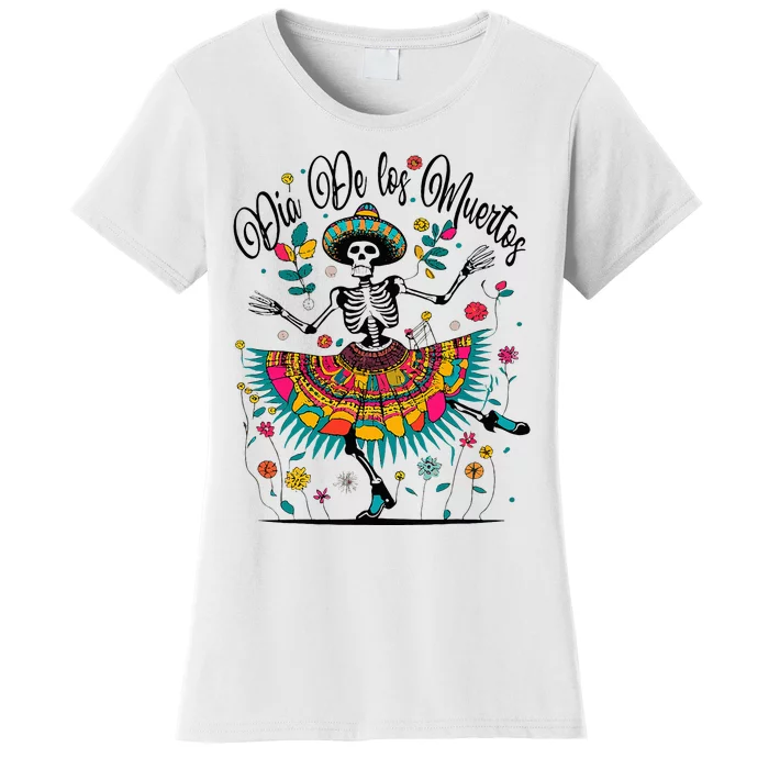 Sugar Skull Wo Day of the Dead Dia de los Muertos Women's T-Shirt