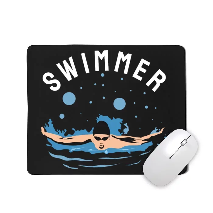 Swimmer Mousepad