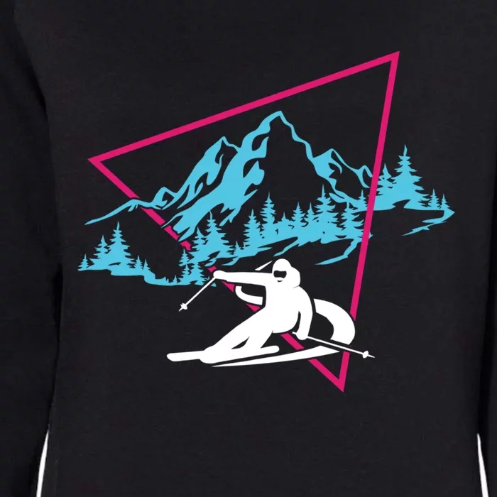 Skier Skiing Winter Sport Ski Skiers Ski Lover Great Gift Womens California Wash Sweatshirt