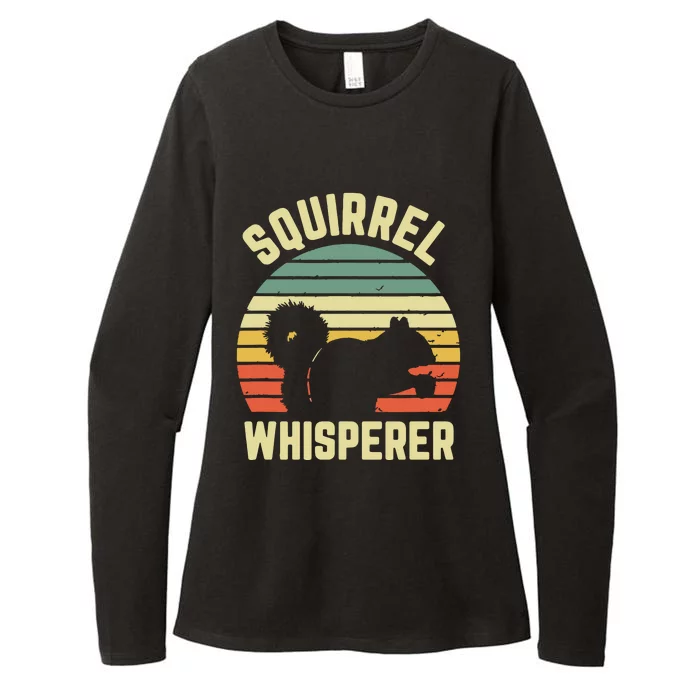 Squirrel Squirrel Whisperer Lover Retro Womens CVC Long Sleeve Shirt