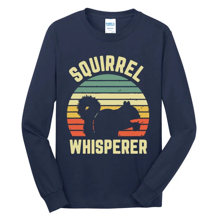 Squirrel Squirrel Whisperer Lover Retro Tall Long Sleeve T-Shirt