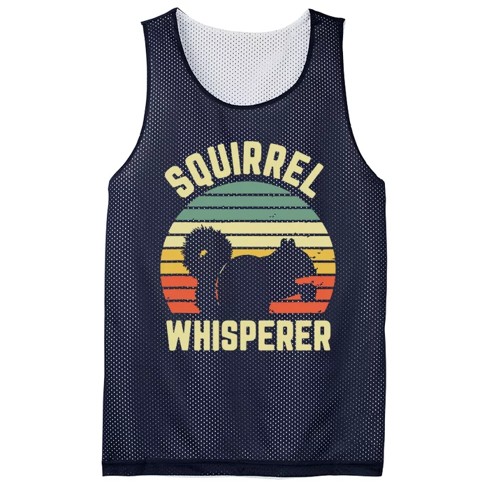 Squirrel Squirrel Whisperer Lover Retro Mesh Reversible Basketball Jersey Tank