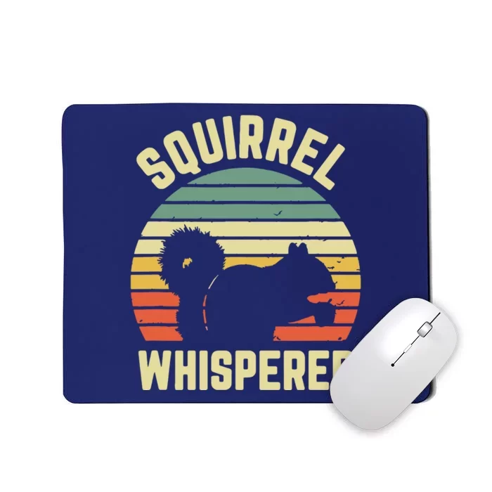 Squirrel Squirrel Whisperer Lover Retro Mousepad