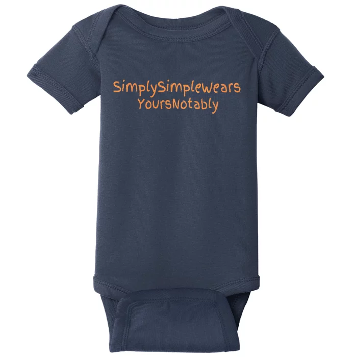 Simply Simple Wears Your Not Ably Baby Bodysuit